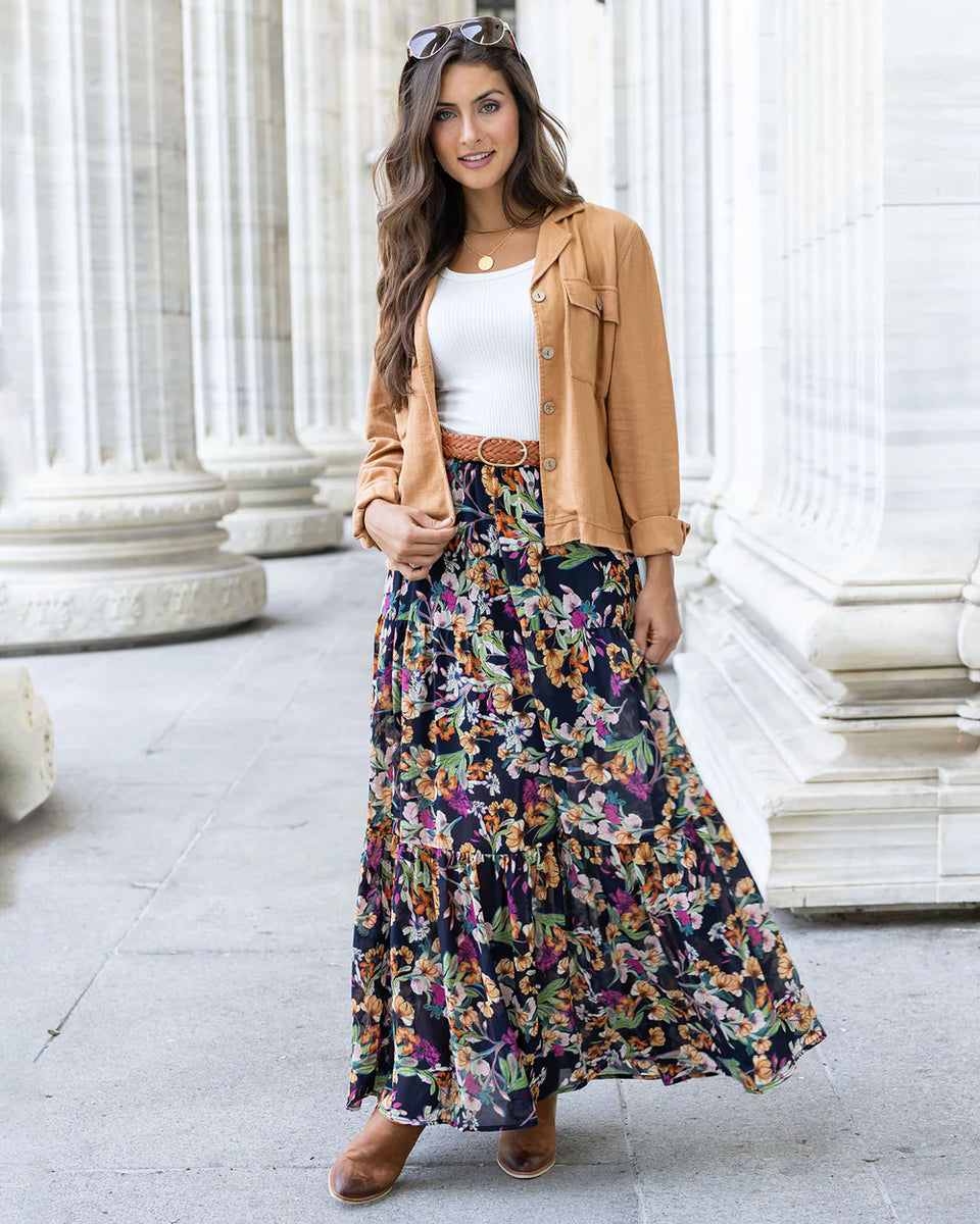 Genesis Floral Maxi Skirt