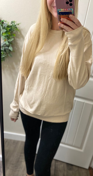 Ribbed Pullover