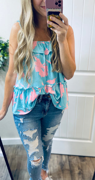 Pretty Appealing Ruffle Detail Tank