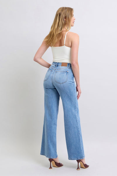 Judy Blue Wide Leg Non-Distress Jeans