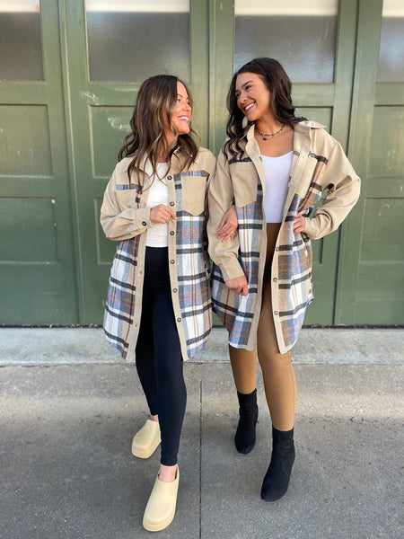 PREORDER: Plaid Jacket in Two Colors