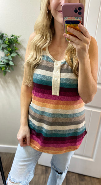 Multi Color Button Tank