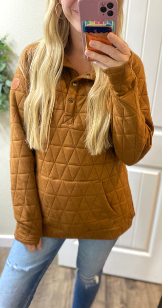 Quilted Snap Pullovers