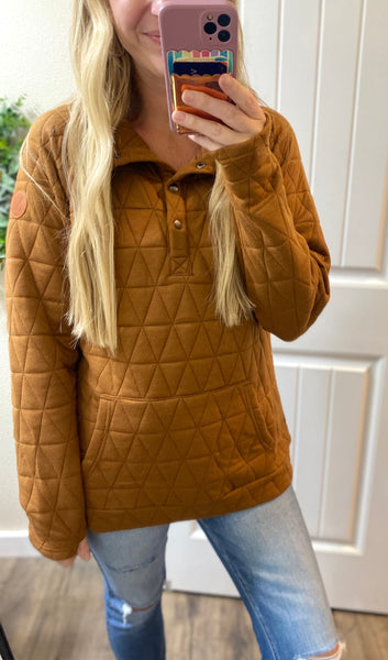 Quilted Snap Pullovers