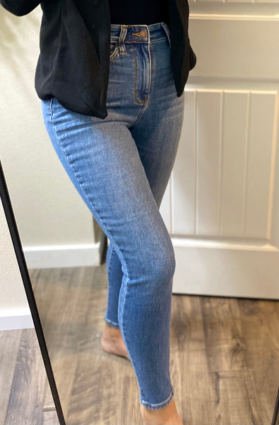 Judy Blue Midwash Thermal Skinny Jean