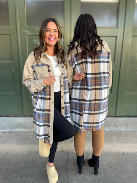 PREORDER: Plaid Jacket in Two Colors