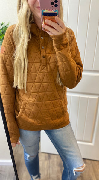 Quilted Snap Pullovers