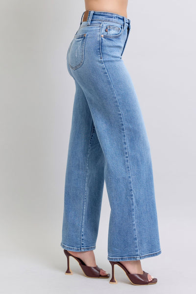 Judy Blue Wide Leg Non-Distress Jeans