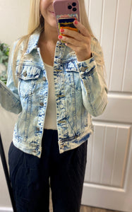 Vervet Distressed Denim Jacket