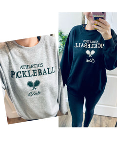 Pickleball FleeceCrew Sweatshirt