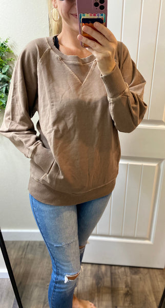 Fall Terry Pullover