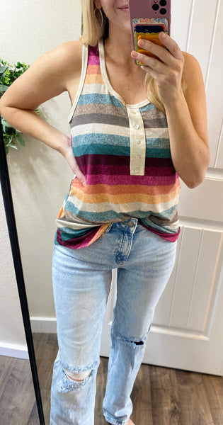 Multi Color Button Tank