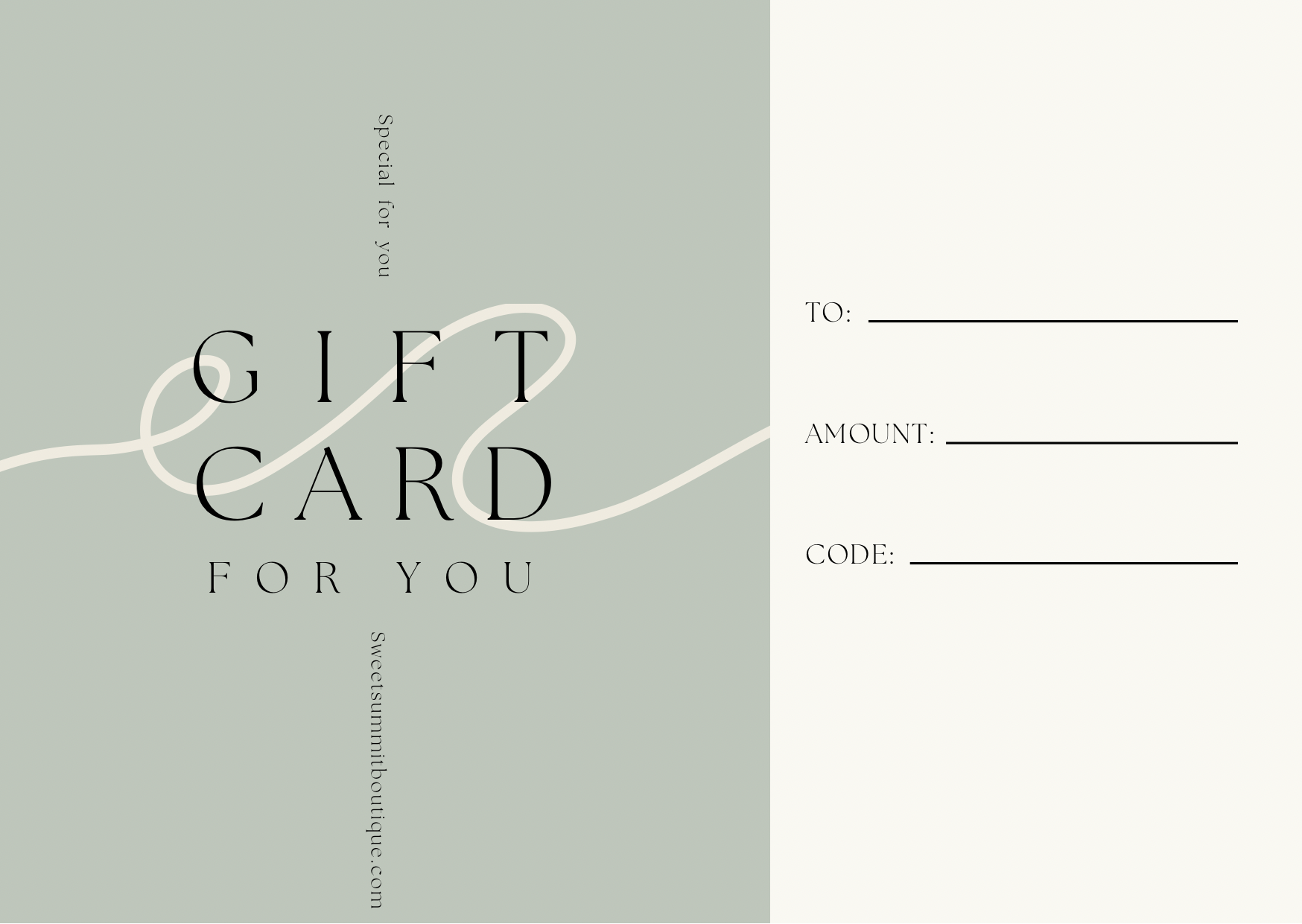 Sweet Summit Boutique Gift Card