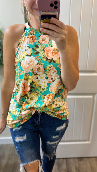 Floral Halter Top