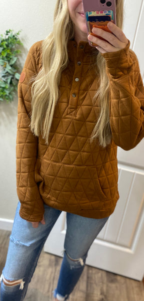 Quilted Snap Pullovers