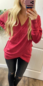 Cross Front Sweater