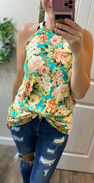 Floral Halter Top