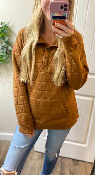 Quilted Snap Pullovers