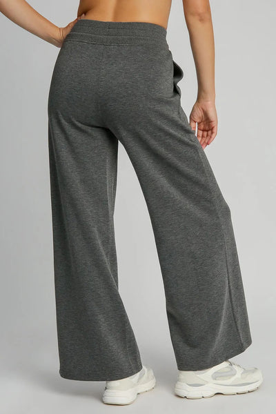 Drawstring Wide Leg Pants