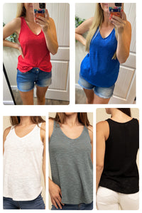 V-neck Sleeveless Cami Top