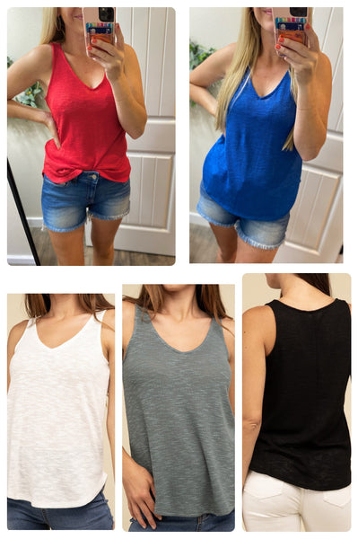 V-neck Sleeveless Cami Top