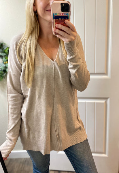 Like a Dream Side Slit Seam Sweater