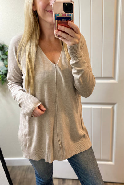 Like a Dream Side Slit Seam Sweater