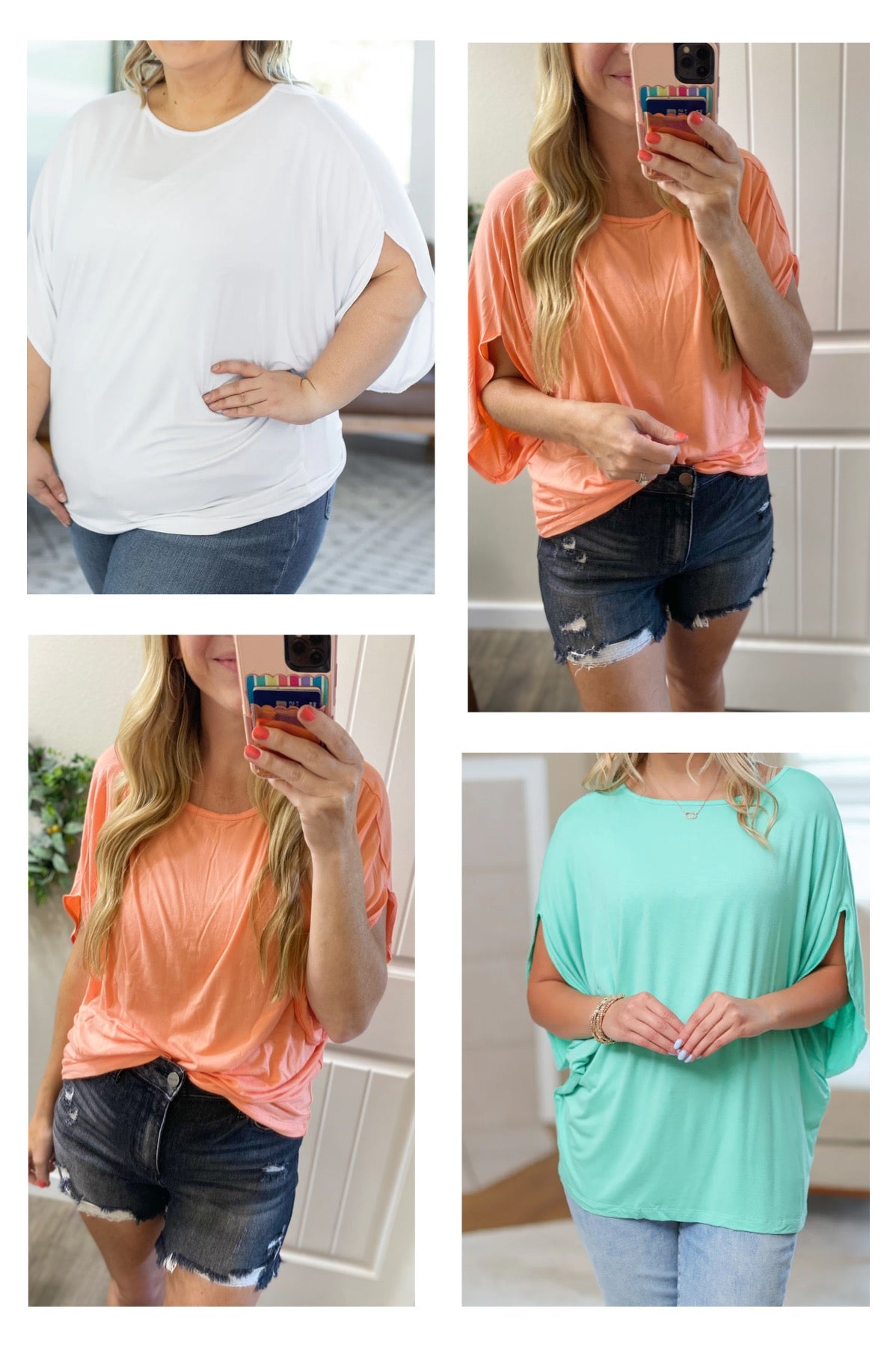 Deal of Day! Dolman Short Sleeve Tops