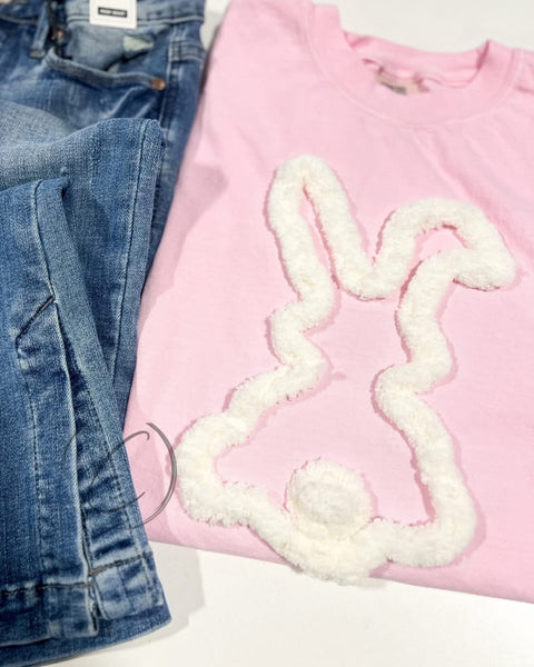 Bunny Chenille Sweatshirt or Tee