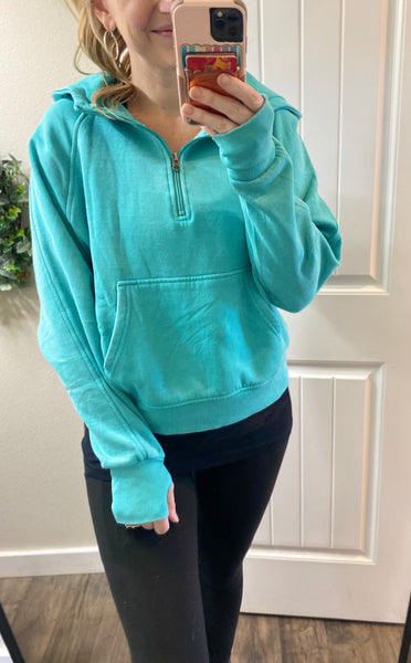 Spring Fleece Hooded Pullover