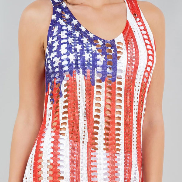 Flag Swim Coverups