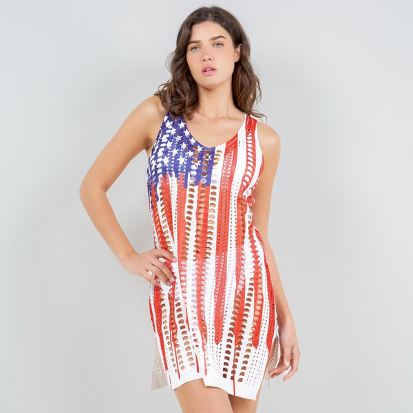 Flag Swim Coverups