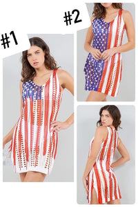 Flag Swim Coverups