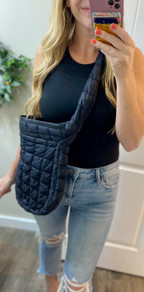 Puff Quilted Sling Bag