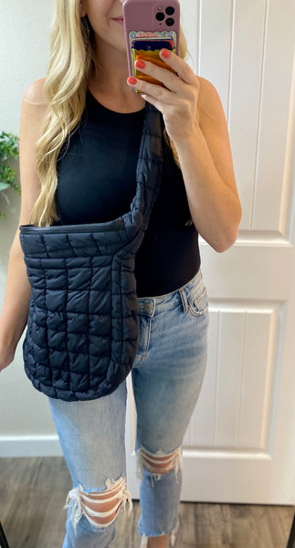 Puff Quilted Sling Bag