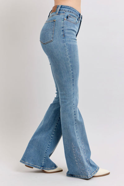 Judy Blue Western Flare Denim