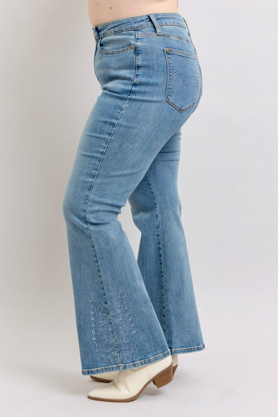 Judy Blue Western Flare Denim