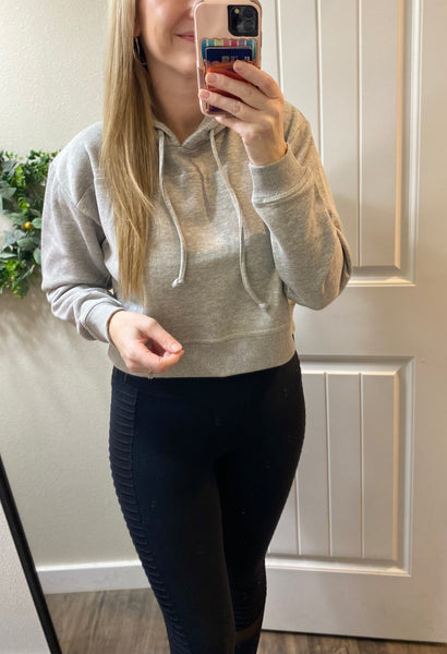 Crop Fleece Hoodie