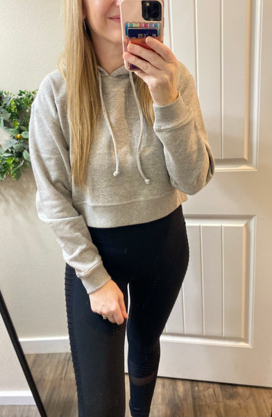 Crop Fleece Hoodie