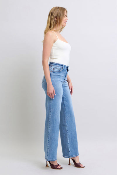 Judy Blue Wide Leg Non-Distress Jeans