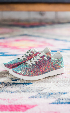 Mayo Glitter Sneakers in Multi