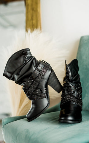 Short Change Booties in Black