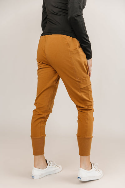 Level Up Joggers- Mustard