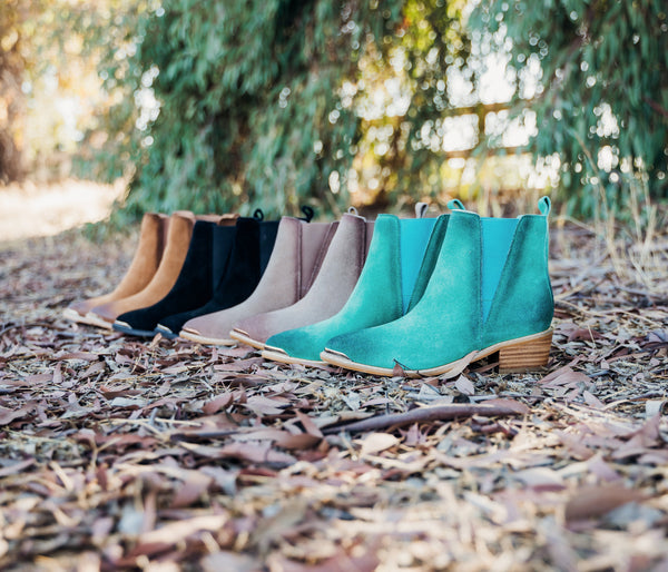 Wylie Suede Ankle Boot in Black