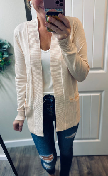 Ribbed Cardigan