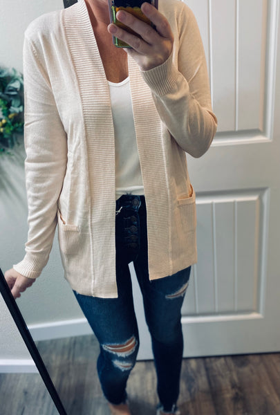 Ribbed Cardigan