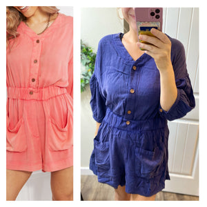 3/4 Sleeve Romper