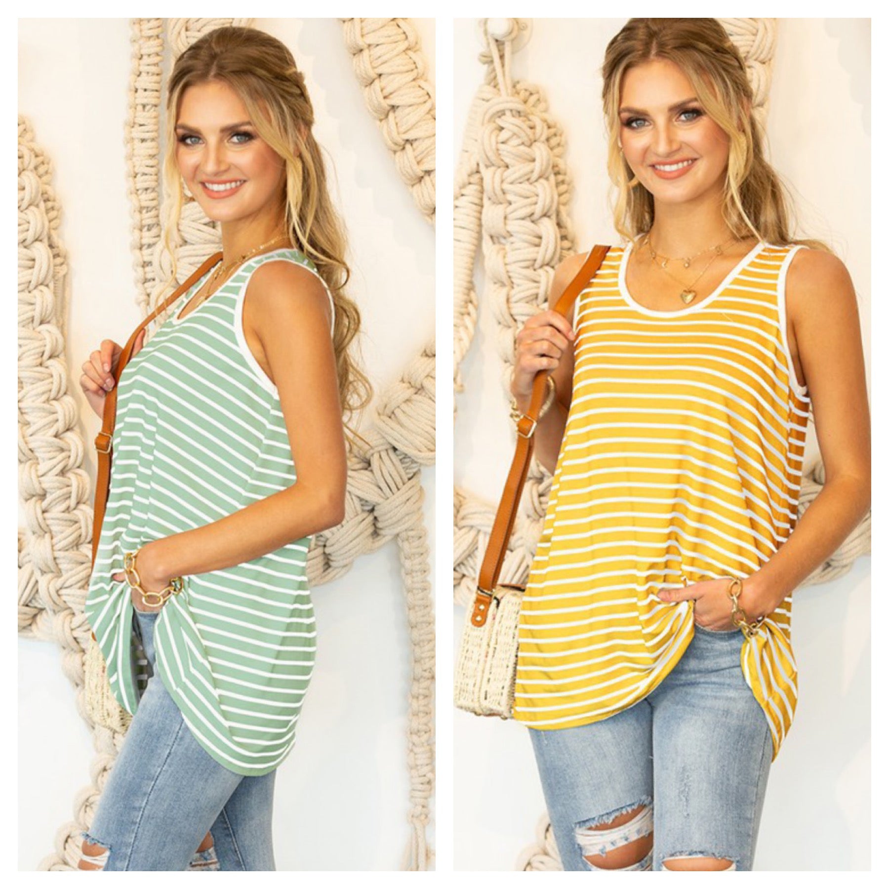 Striped Tanks