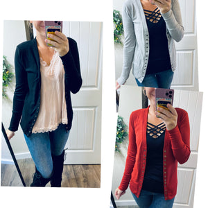 Snap Button Cardigan