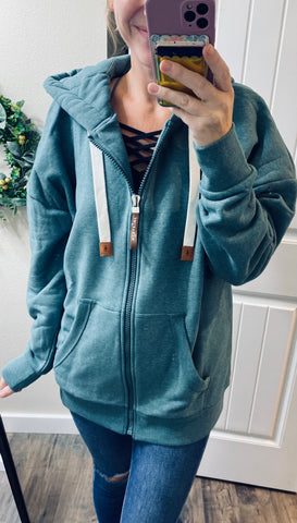 Oversized Wanakome Full Zip Hoodie